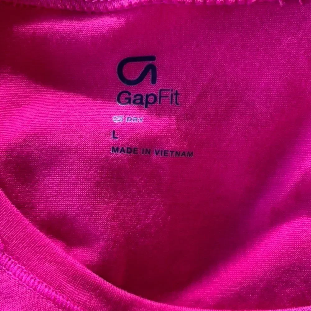 Gap Fit Long Sleeve‎ Pink with Silver L